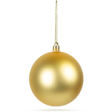 Set globuri aurii pentru brad - 6 piese /pachet