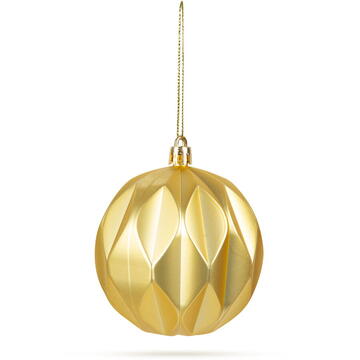 Set globuri aurii pentru brad - 6 piese /pachet
