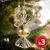 Set decorațiuni brad - Bomboane de Crăciun - aurii - 11 x 4 cm