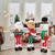 Figurină textilă de Crăciun - cu picioare telescopice - 95 x 25 x 20 cm - ren