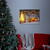 Tablou de Crăciun - LED - cu agățătoare, 2 baterii AA - 40 x 30 cm