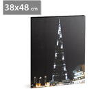 FAMILY POUND - Tablou cu LED - "Burj Kalifa", 2 x AA, 38 x 48 cm