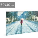 FAMILY POUND - Tablou cu LED – peisaj de iarnă, 30 x 40 cm