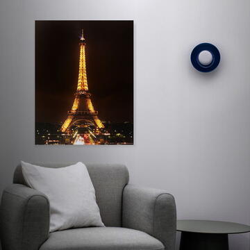 Family Pound Tablou decorativ cu LED - „Turnul Eiffel” - 2 x AA, 38 x 48 cm