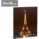 Family Pound Tablou decorativ cu LED - „Turnul Eiffel” - 2 x AA, 38 x 48 cm
