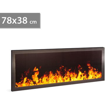 Tablou LED - șemineu realist - 78 x 38 cm