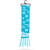 Fular de Crăciun - 100 cm - LED, cu baterie, albastru