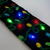 Fular de Crăciun - 100 cm - LED, cu baterie, negru
