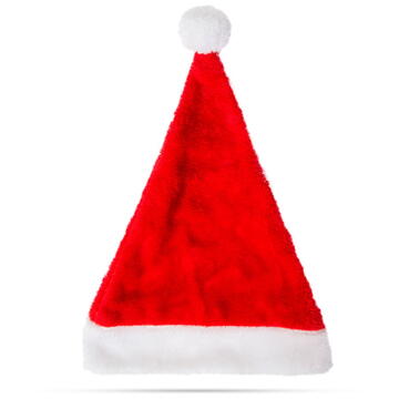 Căciulă de Moș Crăciun - roșu / alb