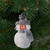 Decor de brad - om de zăpadă - poliester - 10 cm - 4 buc
