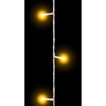 Șir luminos - 50 LEDuri - alb cald - alimentat de la rețea - 5 m - 8 programe