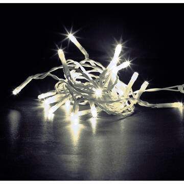 Perdea luminoasă - 200 LEDuri - albă - IP44 - 4,2 m - 8 programe