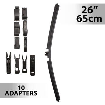 Stergatoare auto Ștergător profesional 26"/65cm - multiadaptor - CARGUARD