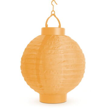 Garden of Eden - Lampion solar cu LED 3 culori, alb rece 21 cm