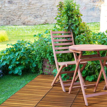 Family Pardoseală din lemn - 6 lamele - 30 x 30 cm - maro deschis - 6 buc /pachet