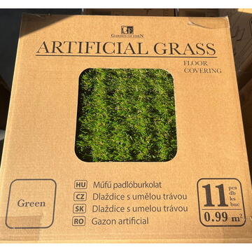 Garden of Eden Pardoseală din iarbă artificială - 30 x 30 cm - 11 buc/pachet