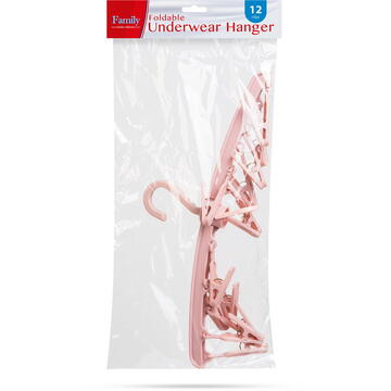 Family Uscător de rufe cu 12 cleme - roz