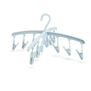 Family Uscător de rufe cu 12 cleme - albastru deschis