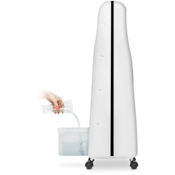 Ventilator și umidificator mobil - răcire cu aer - LED - 220-240 V, 3,5 L - BEWELLO