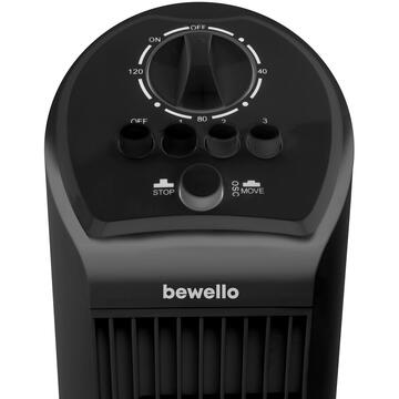 Bewello Ventilator coloană - 220-240V, 45 W - negru
