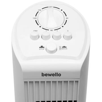 Bewello Ventilator coloană - 220-240V, 45 W - alb