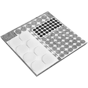 Set tampoane de pâslă pentru mobilier - 2 mm - 125 buc