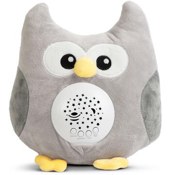 Bufniță de pluș muzicală - cu lumini - 3 x AAA - BEWELLO