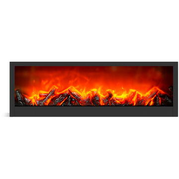 Bewello Șemineu cu efect de flăcări LED - baterie / USB - 60 x 10 x 20 cm