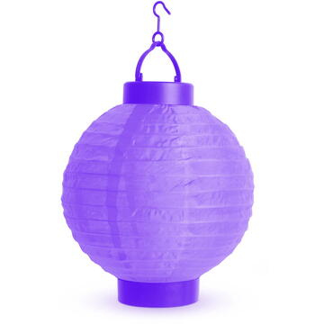 Family Lampion LED - violet - 2 x AAA