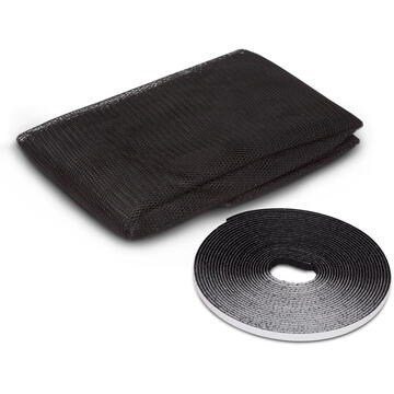 Delight Plasa autoadeziva anti-tantari, cu deschidere cu fermoar, 130 x 150 cm. negru