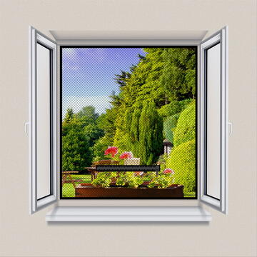 Delight Plasa autoadeziva anti-tantari, cu deschidere cu fermoar, 130 x 150 cm. negru