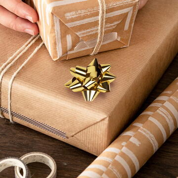 Set funde pentru cadouri - 5 cm - 3 culori - 24 buc / pachet