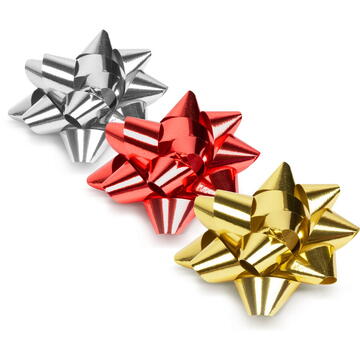 Set funde pentru cadouri - 5 cm - 3 culori - 24 buc / pachet