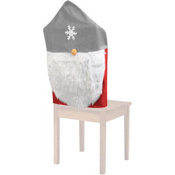 Decorațiuni pentru scaune - Elfi - 50 x 60 cm - gri / roșu