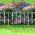 Garden of Eden Bordura pt. pat de flori / gard - 61 x 30 - alb