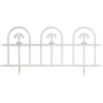 Garden of Eden Bordura pt. pat de flori / gard - 60 x 30 - alb