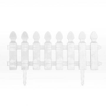 Garden of Eden Bordura pt. pat de flori / gard - 51 x 30 cm - alb