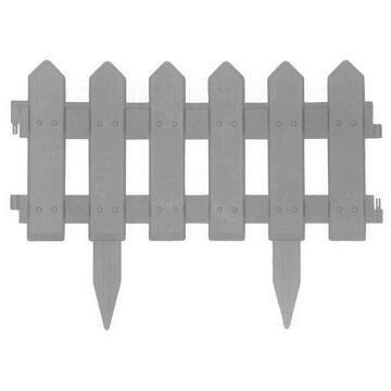 Garden of Eden Bordura pt. pat de flori / gard - extensibil, 40,5 x 29,5 cm - Gri