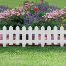 Garden of Eden Bordura pt. pat de flori / gard - 40,5 x 29,5 cm - alb