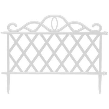 Garden of Eden Bordura pt. pat de flori / gard - 47 x 36 cm - alb