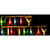 Family Pound Șir de lumini LED pentru zile de naștere - „La mulți ani” - 13 LED-uri - 2 x AA - 2 m