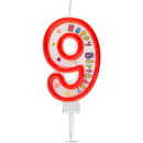 Family Lumânare pentru tort în forma cifrei 9