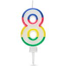 Family Lumânare pentru tort în forma cifrei 8