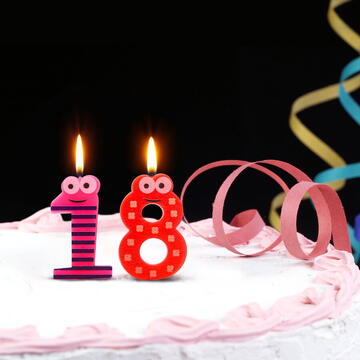 Family Lumânare pentru tort în forma cifrei 1