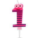 Family Lumânare pentru tort în forma cifrei 1