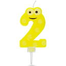 Family Lumânare pentru tort în forma cifrei 2