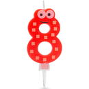 Family Lumânare pentru tort în forma cifrei 8