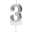 Family Lumânare pentru tort în forma cifrei 3