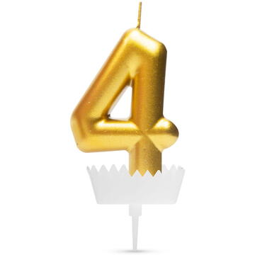 Family Lumânare pentru tort în forma cifrei 4