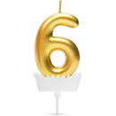 Family Lumânare pentru tort în forma cifrei 6